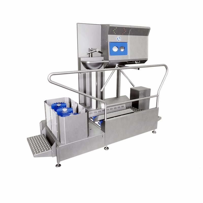 Xuclá kéz – csizmaszár- és talpmosó állomás